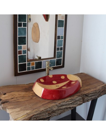 Ceramic Ladybug Sink 