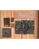 13X13 Abstract Ceramic Wall Panel